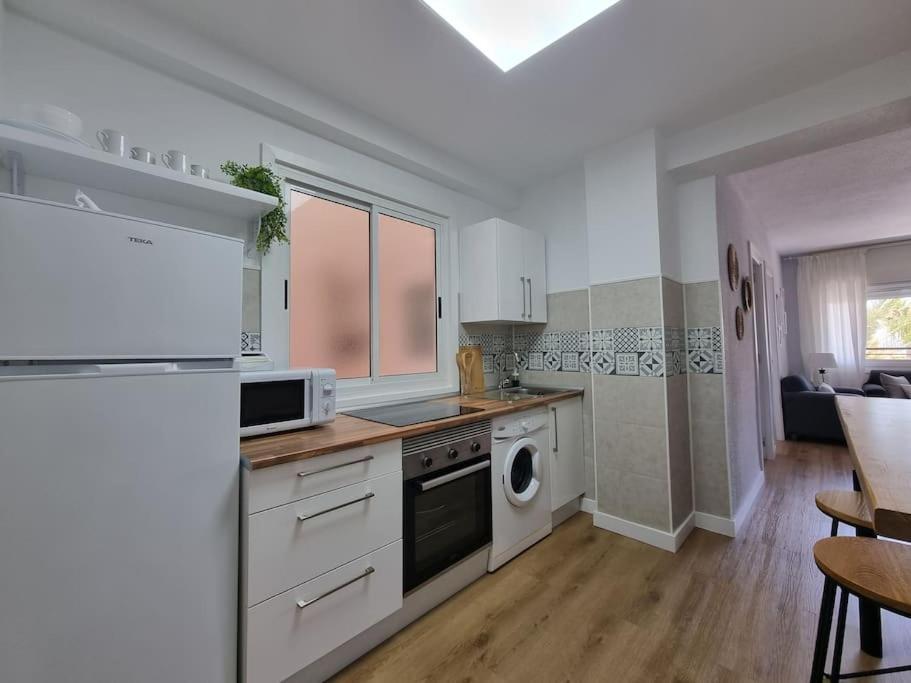 Aguadulce, Apto Santa Monica 2 Hab Con Terraza, Aire, Wifi, A 5 Min De La Playa Агуадульсе Екстер'єр фото